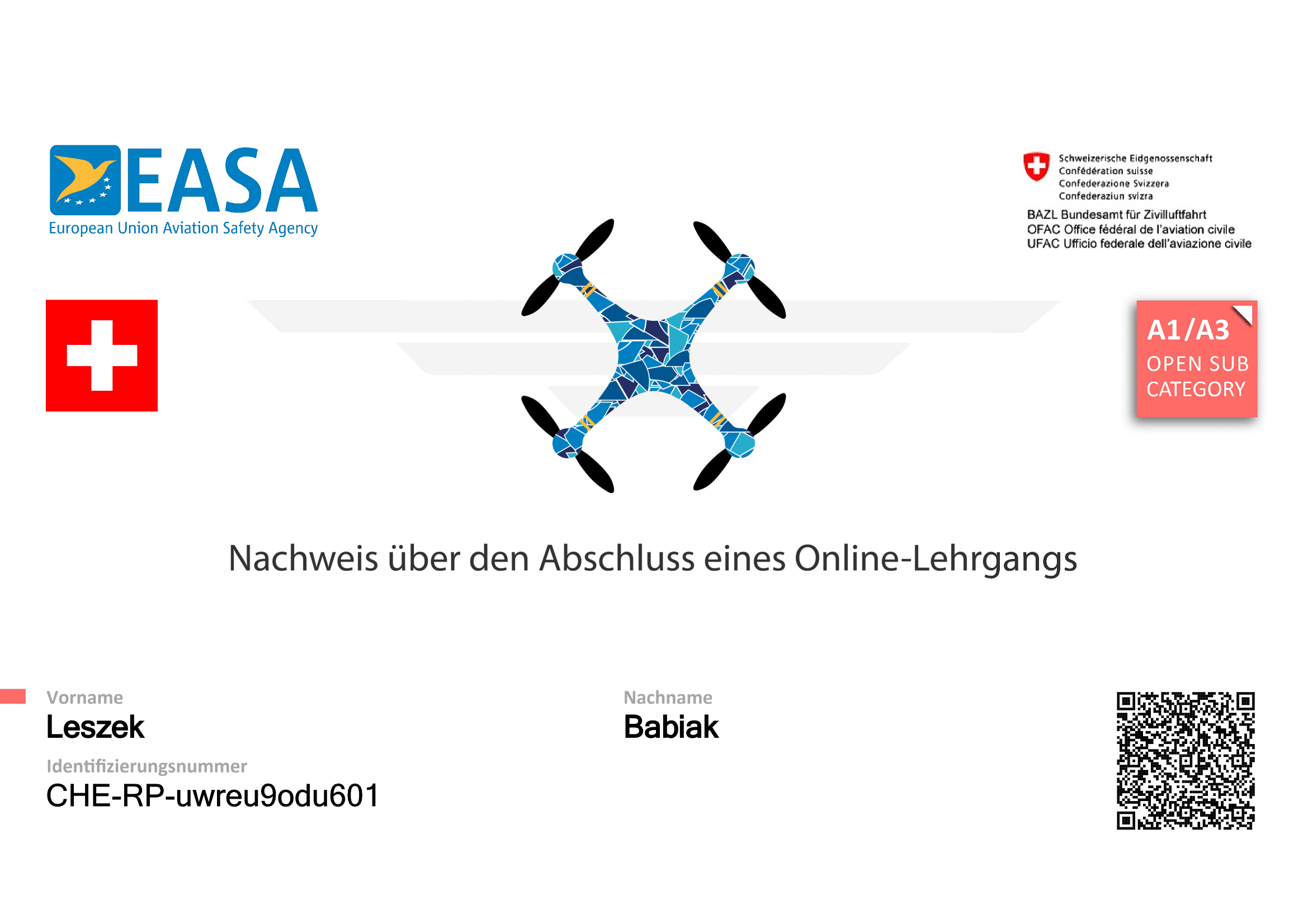 Nachweis